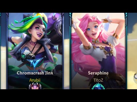 Jinx  Seraphine Bot lane - Diamond Ranked Climb S14 Wild Rift