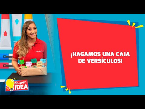 Superlibro │Super Idea│¡HAGAMOS UNA CAJA DE VERSÍCULOS!