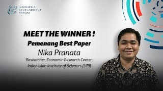 IDF 2019 Meet The Winner - Pemenang Best Paper Nika Pranata