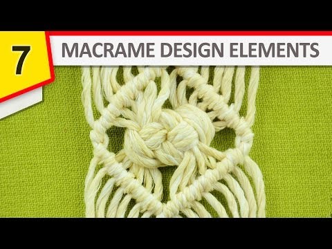 DIY Macrame Wall Hanging Leaves with Flower