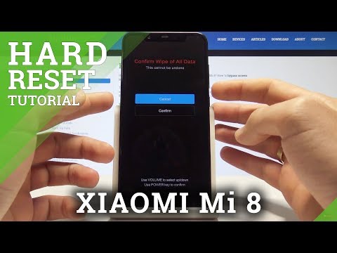 How to Hard Reset XIAOMI Mi 8 - Wipe Data / Bypass Screen Lock