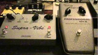Video thumbnail for Castledine Electronics Supra Vibe & a DAM Sola Sound tone bender Professional MK2. (2) by scott51381
