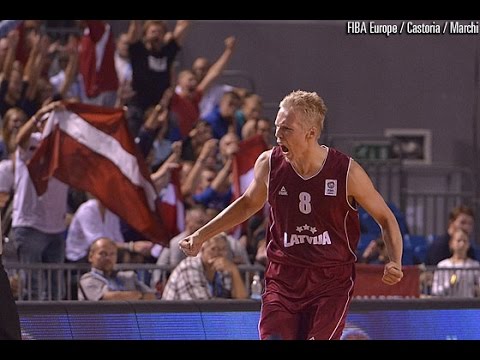 Janis Berzins 26pts+15reb, 39eff U20 Final game Highlights (Latvia 60 : 67 Italy, 2013)