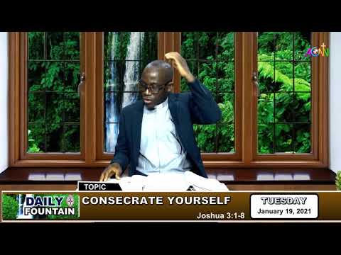 DAILY FOUNTAIN DEVOTIONAL FOR JANUARY 19, 2021 - THE VEN DOGO HOSEA SHAGI