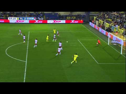 Gol de Uche (2-0) en el Villarreal CF - UD Almería - HD