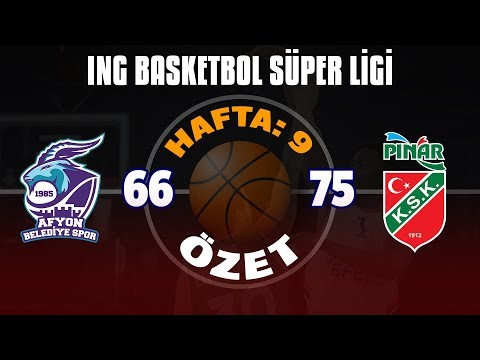 Meksa Yatırım Afyon Belediyespor-Pınar Karşıyaka Özet görüntüler