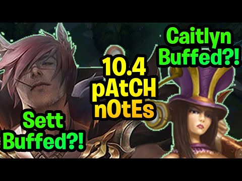 THESE PATCH NOTES (10.4) are GaMEcHaNGiNG | Massive buffs and reworks in league of legends 10.4