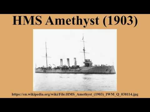 HMS Amethyst (1903)