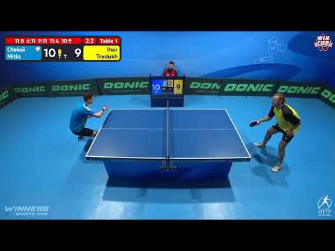 13:30 Oleksii Mitla 2-3 Ihor Trydukh West 1 WIN CUP 18.10.2022 | TABLE TENNIS WINCUP
