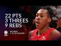 Scottie Barnes 22 pts 3 threes 9 rebs vs Heat 21/22 season