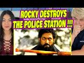 Rocky ENTERS and DESTROYS Police Station in KGF Chapter 2 + Rocky's  Full Name Reveal | REACTION