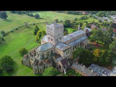 Tewkesbury Abbey 4K: by DJI Drone - 2022