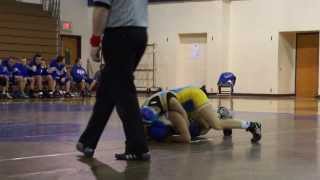 preview picture of video '01-08-14 Autumn Potkay vs Female from W. Alamance @ McMichael Highschool Home Match'