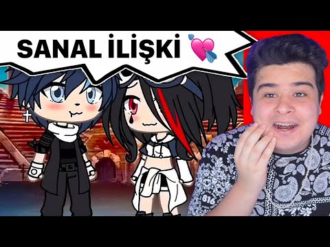 SANAL 📱💘 Gacha Life Kısa Film Aşk Hikayesi Tepki
