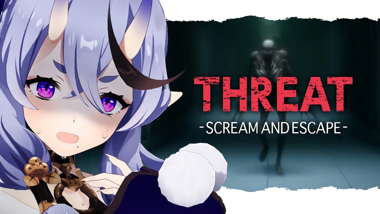 【 THREAT -SCREAM AND ESCAPE 】叫び声で撃退できるホラゲ…?!【 竜胆 尊┆にじさんじ 】