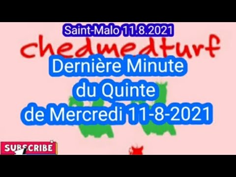 Dernière Minute du Quinté de Mercredi 11.8.2021 Grand National du Trot Paris-Turf