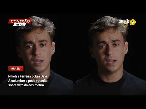 Vídeo: Nikolas Ferreira cobra Davi Alcolumbre e pede votação sobre veto da dosimetria.