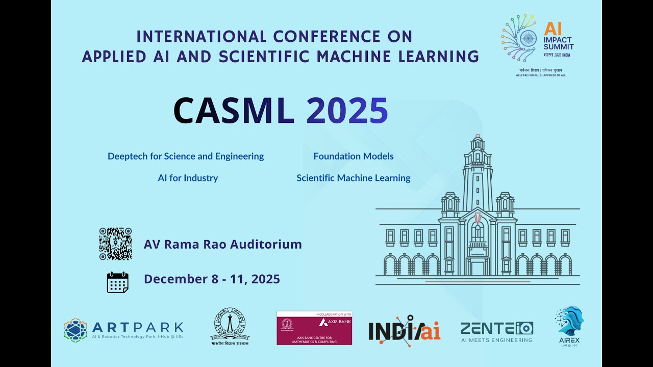 Keynote address at International Conference on Applied AI and Scientific ML