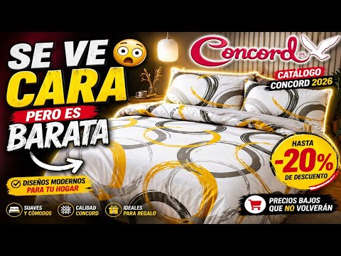 ¡NUEVO! Catálogo CONCORD Mayo - Julio 2026: ¡Todas las Novedades! 🛏️