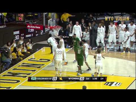 Highlights: Men's Basketball vs. Colorado State (1-30-16)