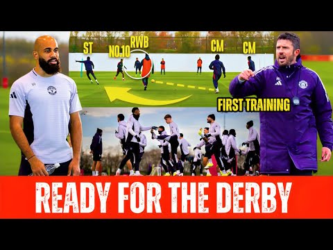 NoW⭕AMAD, MBUEMO,MAINO...🔥CARRICK FIRST TRAINING🤩✅MAN UNITED TRAINING AHEAD Of Manchester CITY MATCH