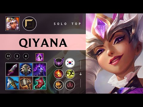 Qiyana Top vs Irelia - KR Master Patch 26.01