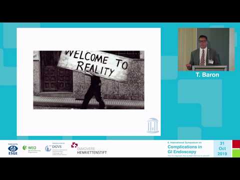 Complications in Endoscopy 2019 - 05 Baron Vortragsaufzeichnung