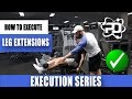How to: Leg Extension | Execution Series | Physique Development.com