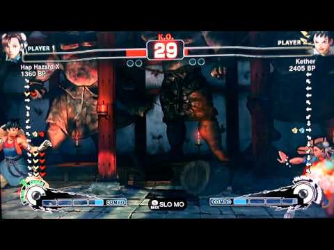 Hap Hazard X (Chun Li) Vs Kether (Makoto) Ranked Match 09-22-2010