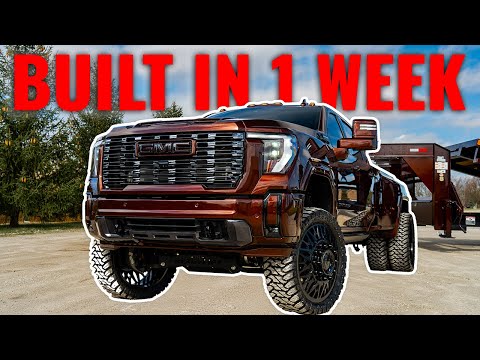 We built the rarest GMC 3500 setup in 21 minutes! OB34 Build video
