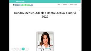 √ Cuadros Médicos de España √ Consúltalos GRATIS 2022   PDF y actualizados  ADESLAS