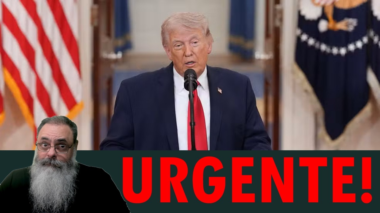 URGENTE: PRONUNCIAMENTO de TRUMP sobre a GUERRA do IRÃ