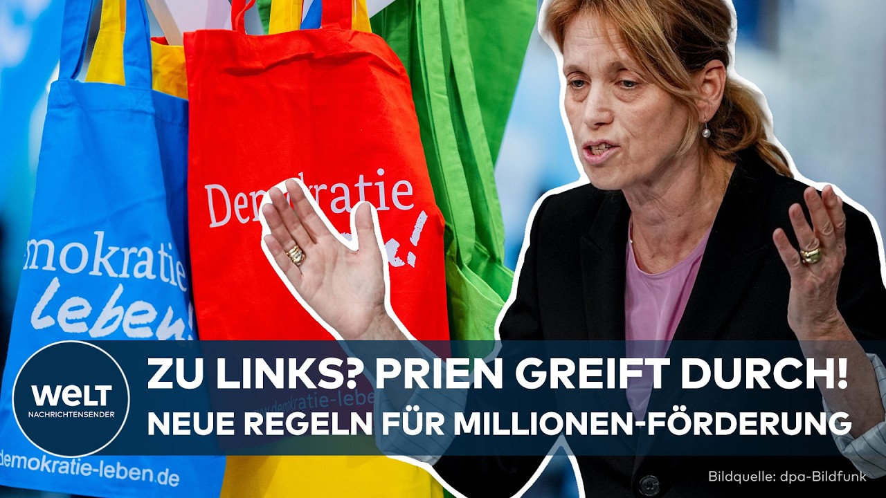 KURSWECHSEL: „Demokratie leben“-Förderung zu einseitig? Prien baut Programm radikal um!