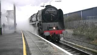 preview picture of video '71000 Duke of Gloucester and The Salopian at Stechford, 05/03/11.'