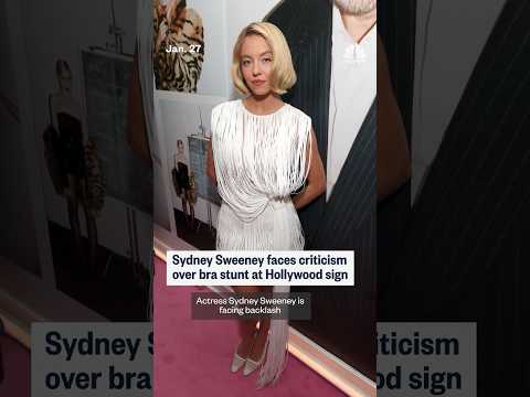Sydney Sweeney faces backlash over bra stunt