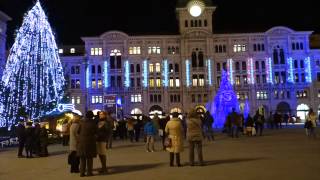 preview picture of video 'LUCI DI NATALE IN PIAZZA UNITA' A TRIESTE'