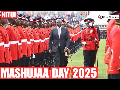 LIVE: President Ruto Presides over Mashujaa Day 2025 celebrations in Kitui County! Ithookwe Stadium