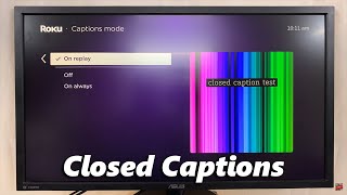 How To Turn ON /OFF Closed Captions (Subtitles) On Roku TV