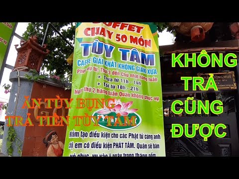 Buffet chay Tùy Tâm độc nhất vô nhị ở Sài Gòn trong khuôn viên nhà rường Huế ở Vĩnh Lộc Bình Chánh