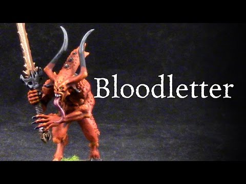 How to paint Bloodletters Daemons of Khorne