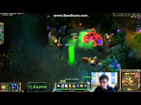 Doublelift to Saintvicious: This guy is you! He couldn't smite...
