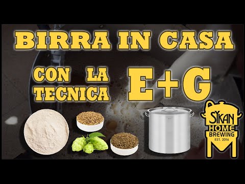 How to make BEER at HOME with E+G Technique - steps and Equipment