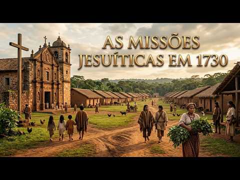 Assim Era a Vida Jesuítica nos Sete Povos das Missões em 1730 | Reconstrução com IA