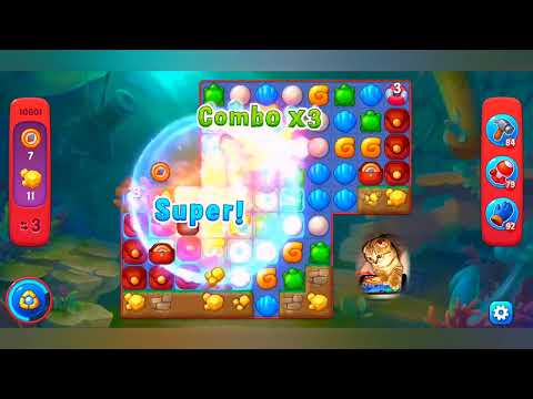 фишдом 2022 # 10601 уровень - прохождение без бустеров # Fishdom,  10601  level - no Boosters.