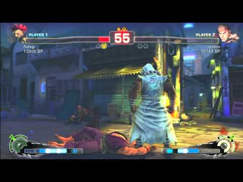 SSF4 Rank Match  Ndsg (GO)  vs  jyobin (RY)