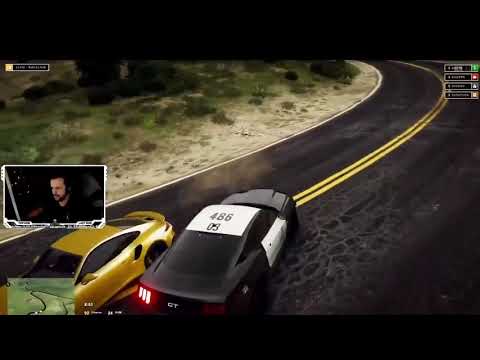 Galaksy  ne uspesna potera za zutim Porseom Gala ksy iznerviran