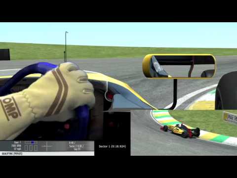 rFactor 2 - Formula Renault 3.5 Qualifying with latest FFB settings at Sao Paulo