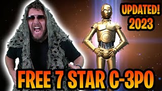 Unlocking C-3PO for FREE in 2023 | UPDATED Free to Play Low Gear Guide!