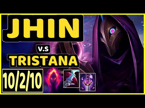LEO (JHIN) vs TRISTANA - 10/2/10 KDA BOTTOM ADC CHALLENGER GAMEPLAY - KR
