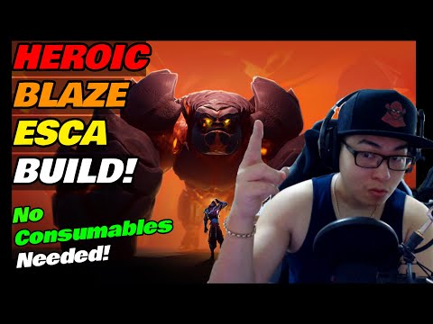 Dauntless Heroic Blaze Escalation Build - Patch 1.8.1. - No Consumables Needed!